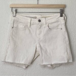 Anthropologie Pilcro and the Letterpress White Denim Jean Shorts